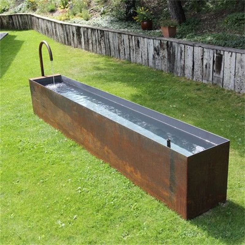 Eye-Catching Small Corten Water Fountain Factory